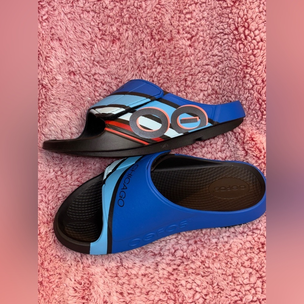OOFOS OOahh Sport Unisex Slide Limited Edition Chicago US Men’s 7 Women’s 9 - Picture 10 of 10